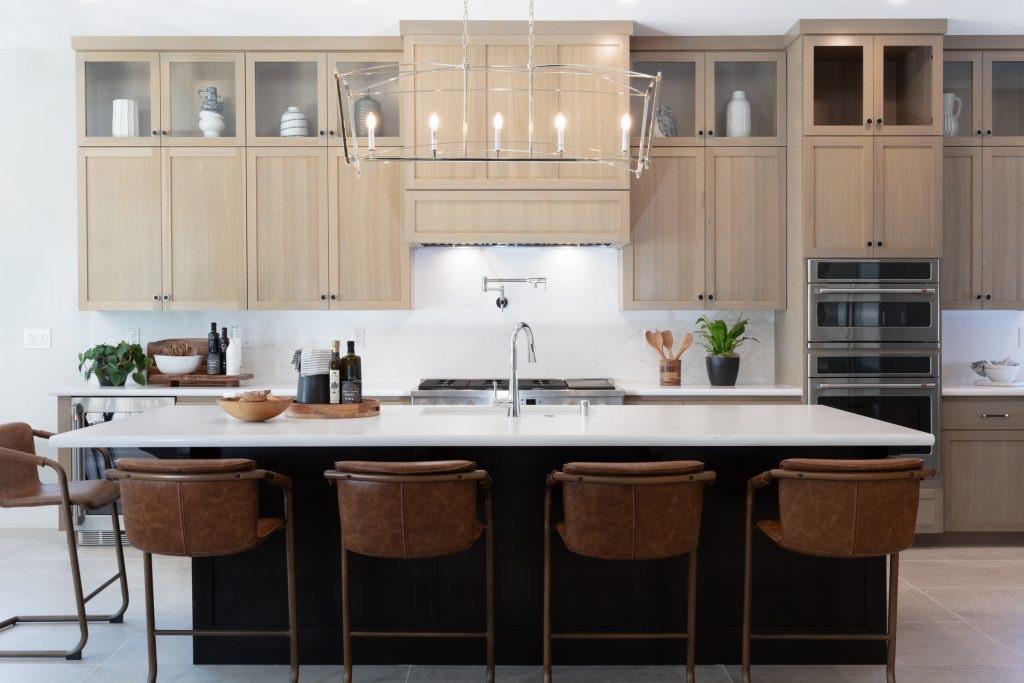 Compact kitchen with efficient storage solutions