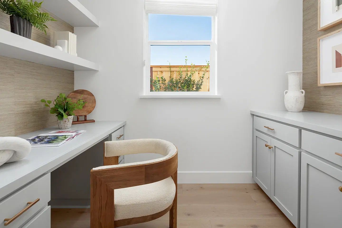Compact kitchen with efficient storage solutions